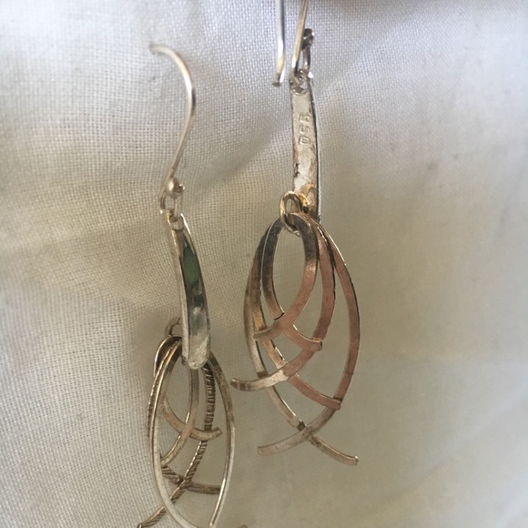 Sterling Silver Earrings Peruvian - Picture 3 of 4